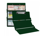 WhiteCoat Clipboard® Trifold - Green Food Industry Edition